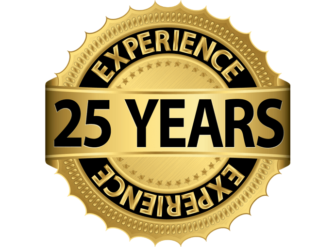 25 Years Experience